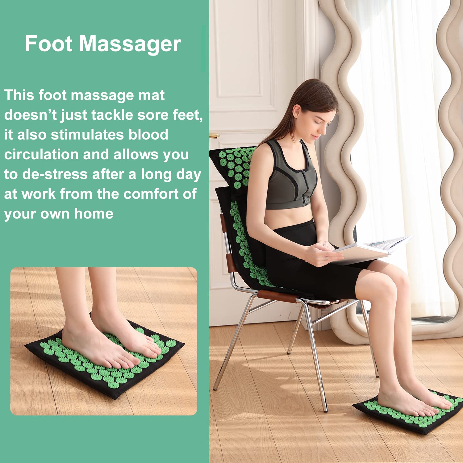 XiaoMaGe foot pad accessory designed to enhance relaxation routines