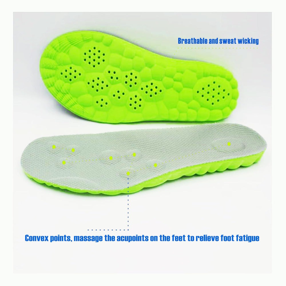 Xiaopihou insoles with shock absorption and heel support for walking