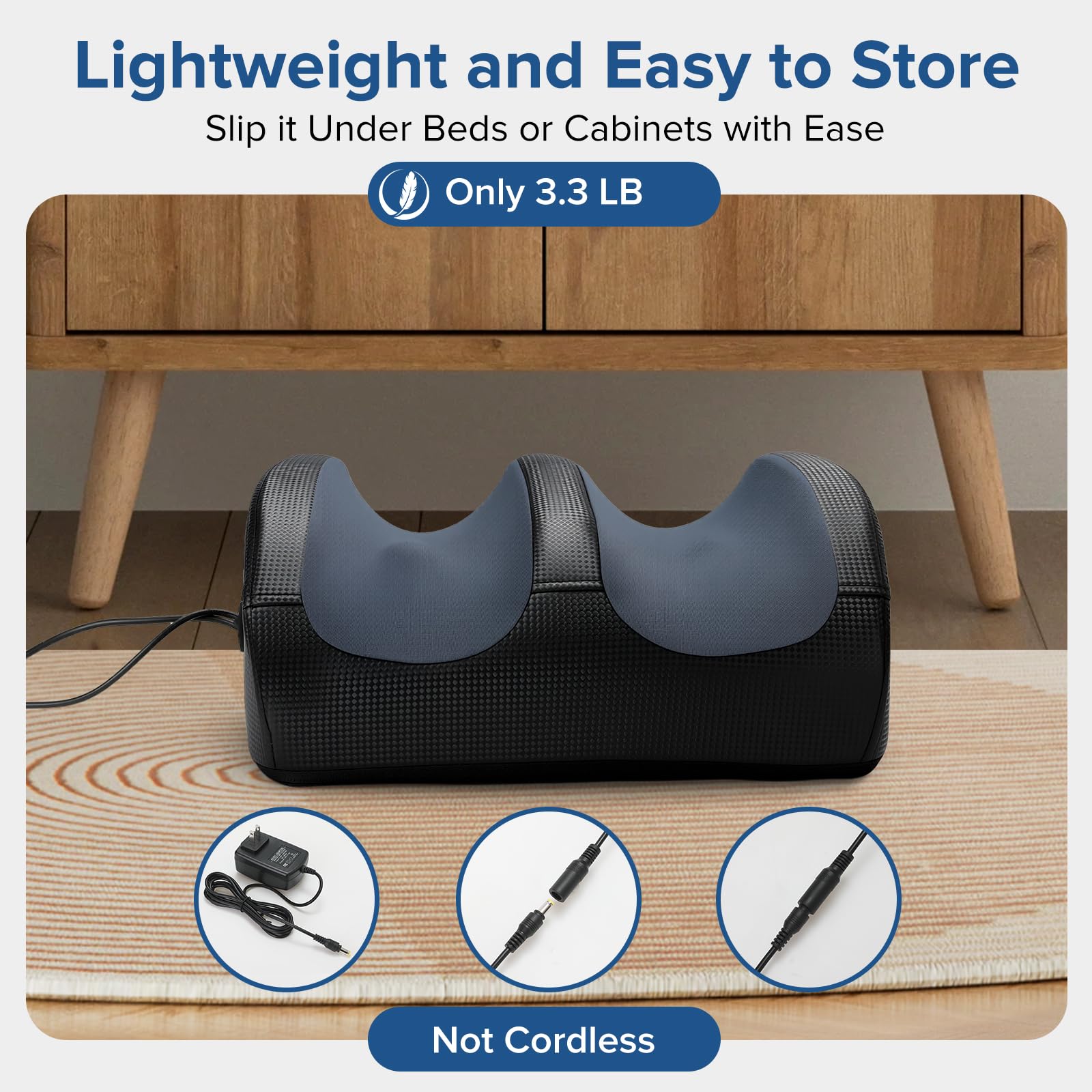 XIAOTONG versatile corded massager for home, office, or travel.