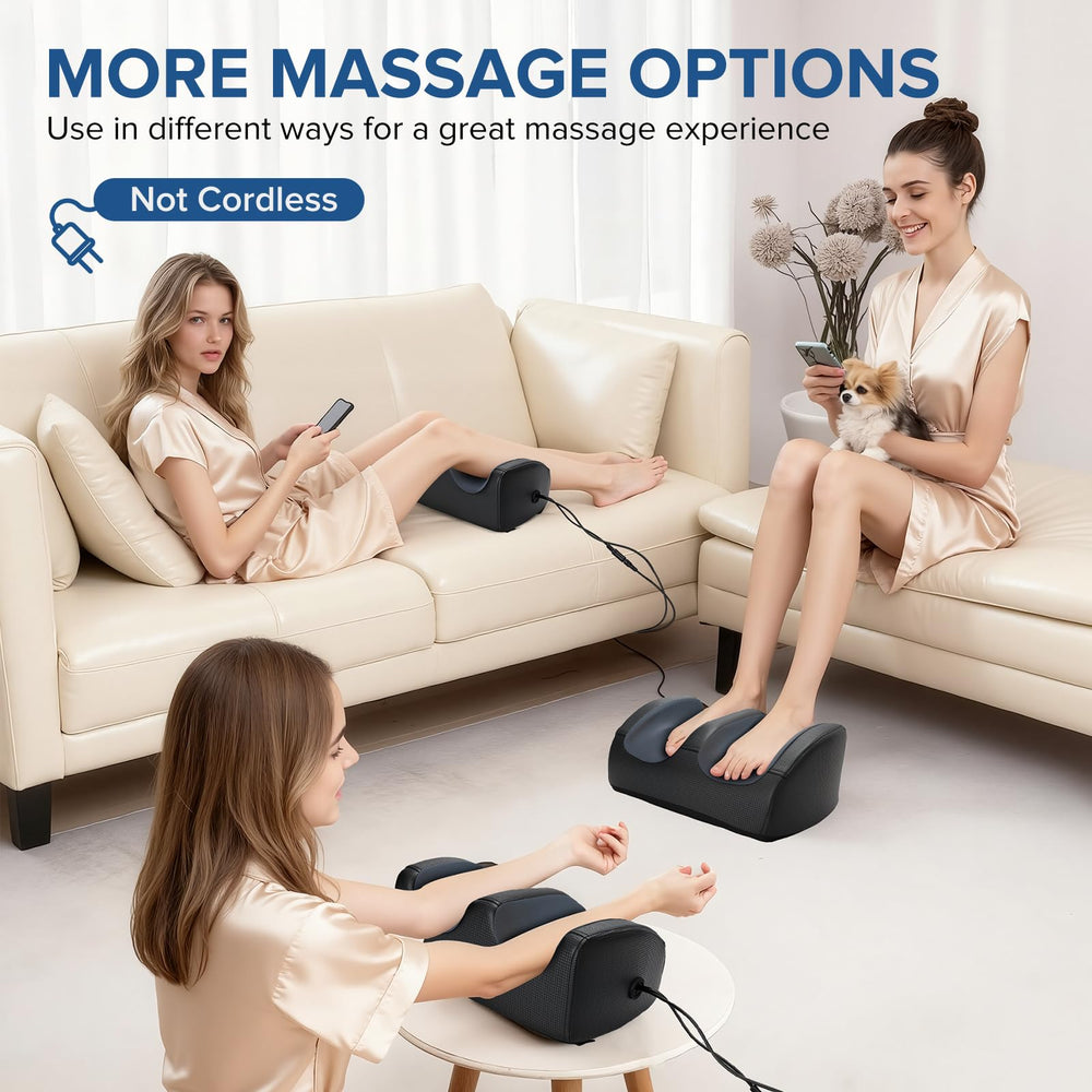 XIAOTONG shiatsu rollers deliver deep kneading for enhanced relaxation.