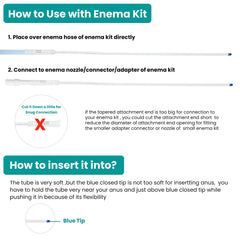 XIEXIECARE traditional enema nozzle included for versatility