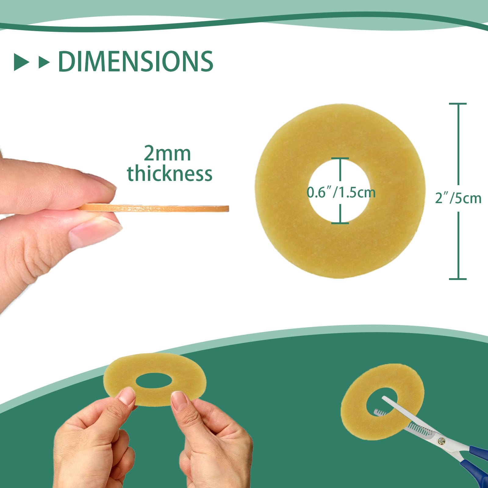 XIIFIIFII latex-free barrier ring highlights skin-friendly material