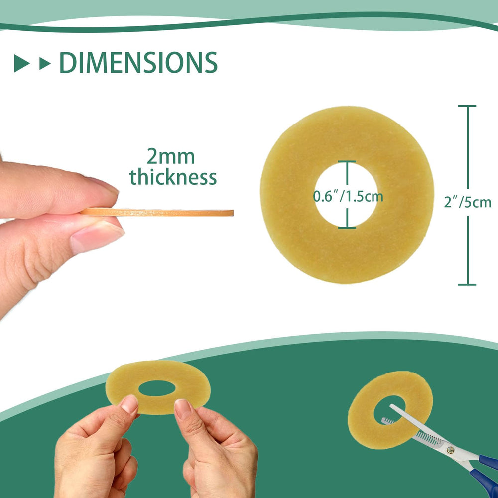 XIIFIIFII latex-free barrier ring highlights skin-friendly material