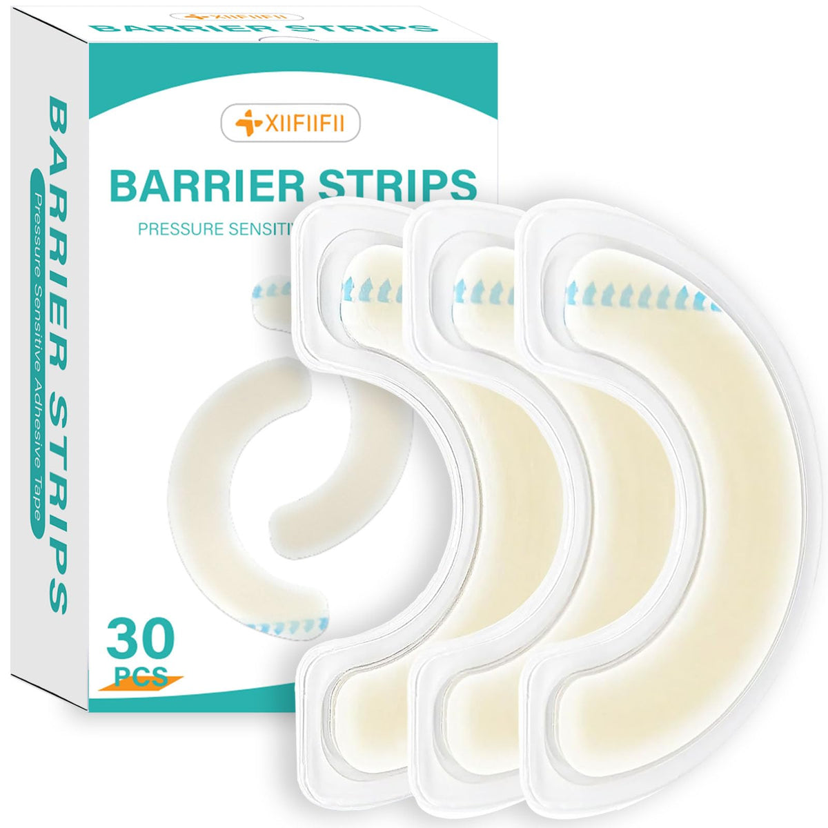 XIIFIIFII ostomy barrier strips provide a secure seal to reduce leaks during daily activities.
