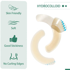 XIIFIIFII skin-friendly ostomy skin supply minimizes irritation while staying comfortable all day.
