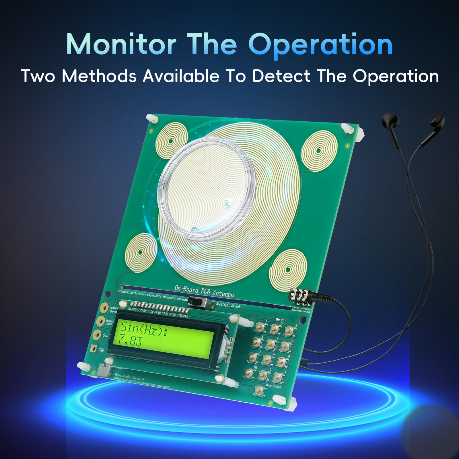 XIKDS Frequency Generator with Schumann detector for quick verification