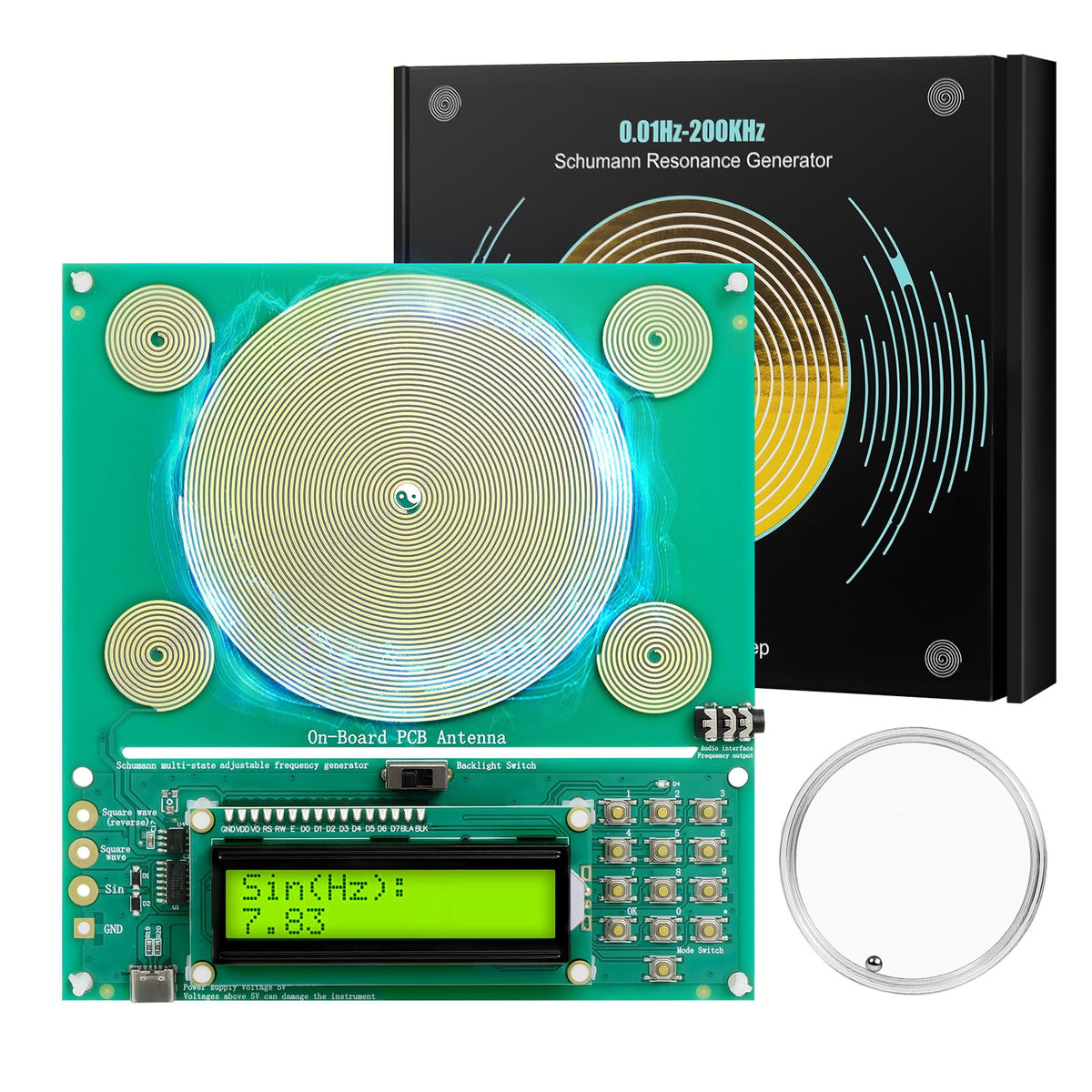 XIKDS Frequency Generator on a bedside table promoting restful nights