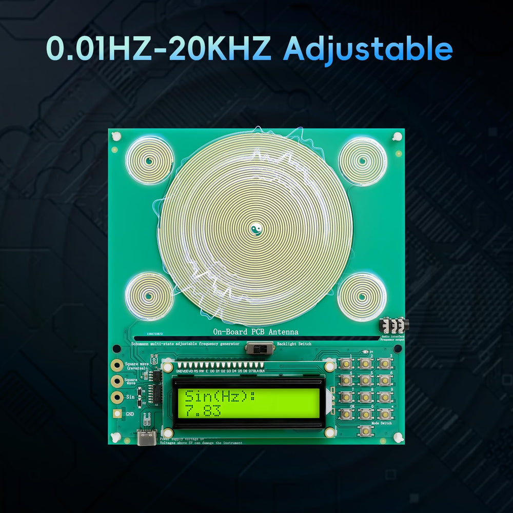 XIKDS Frequency Generator with wired earphones for focused relaxation listening