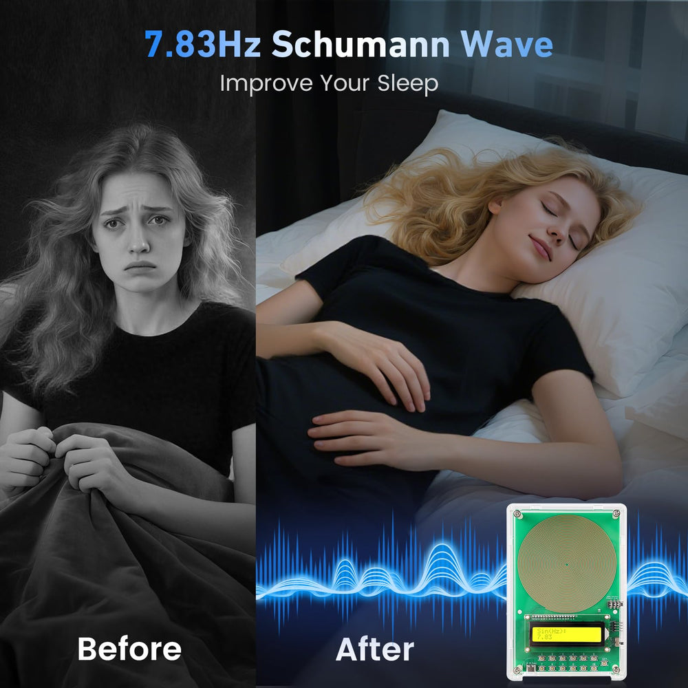 XIKDS USB‑C powered sine wave generator with LCD display for easy setup anywhere.