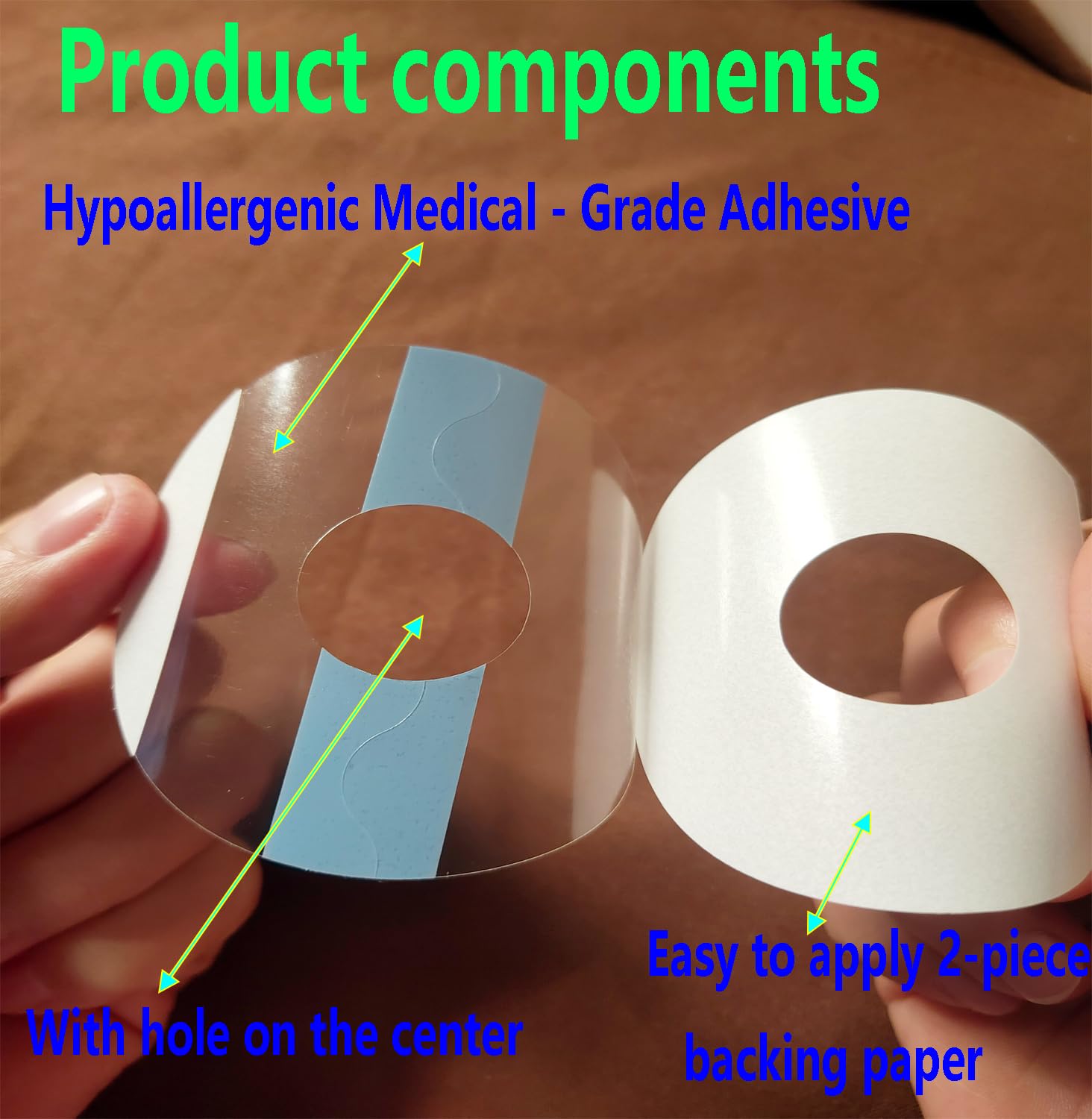 XILETIGOHA transparent patch maintains sensor function while blocking moisture.