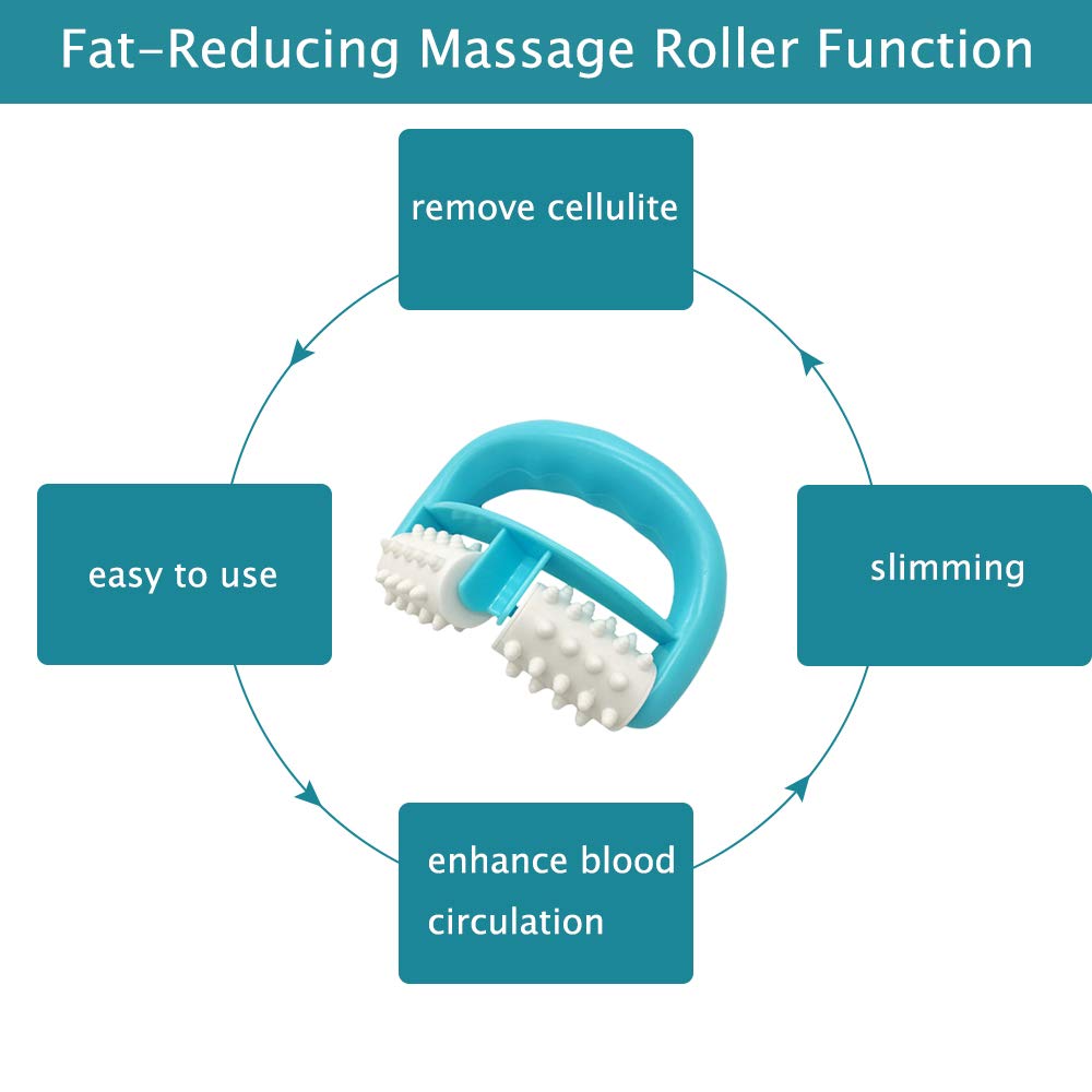 Ximai full body cellulite roller targets thighs, legs, back for smoother look