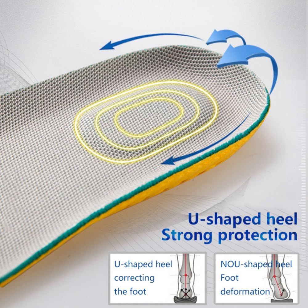 XINIFOOT breathable heel pad adds cushion and helps reduce impact.