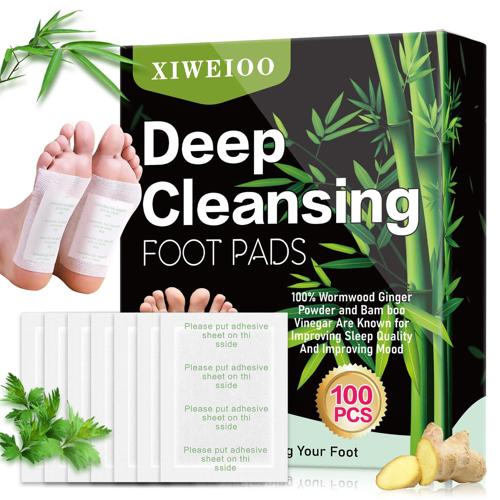 XIWEIOO foot pads with ginger powder blend for soothing nightly routine