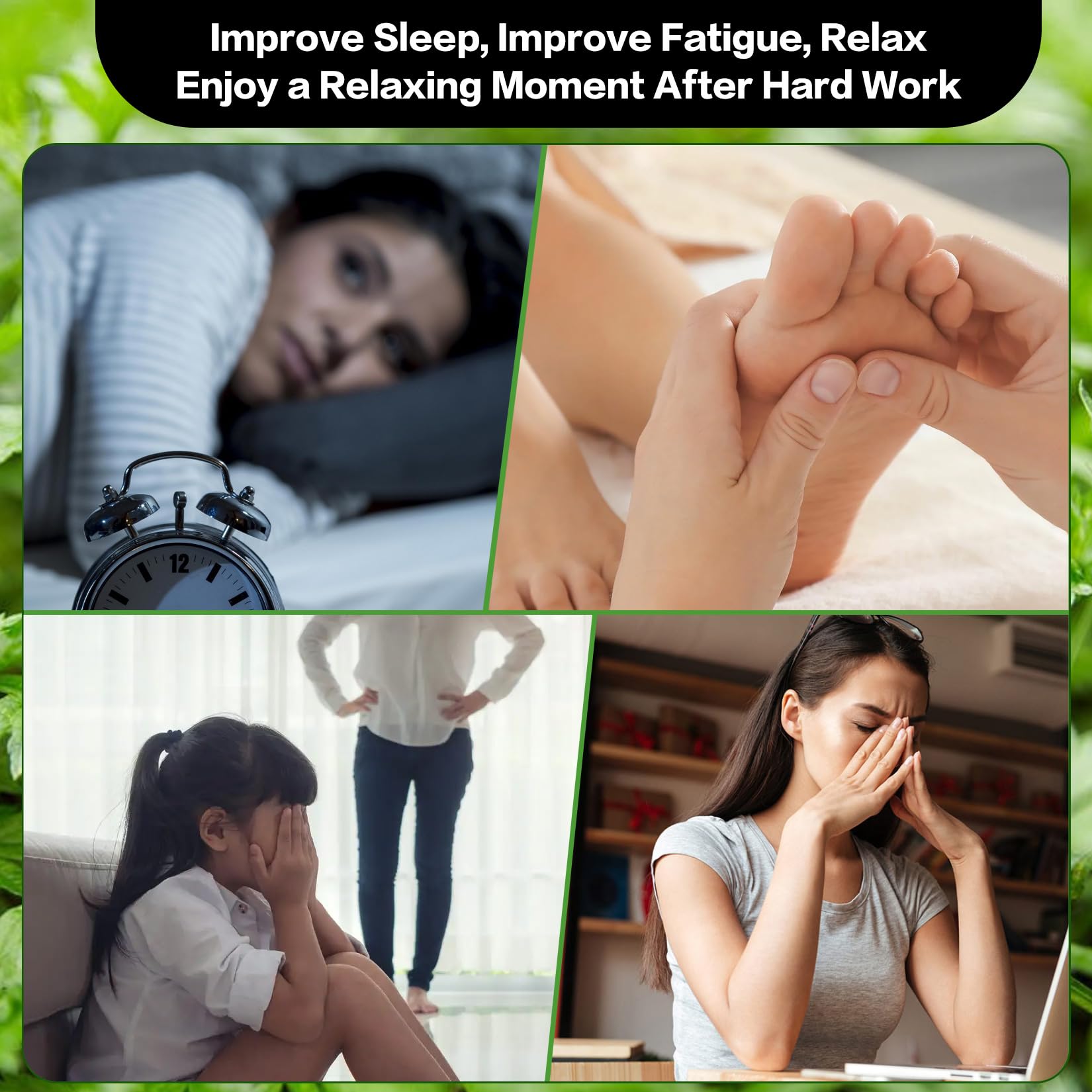 XIWEIOO foot patches promote relaxation and restful sleep