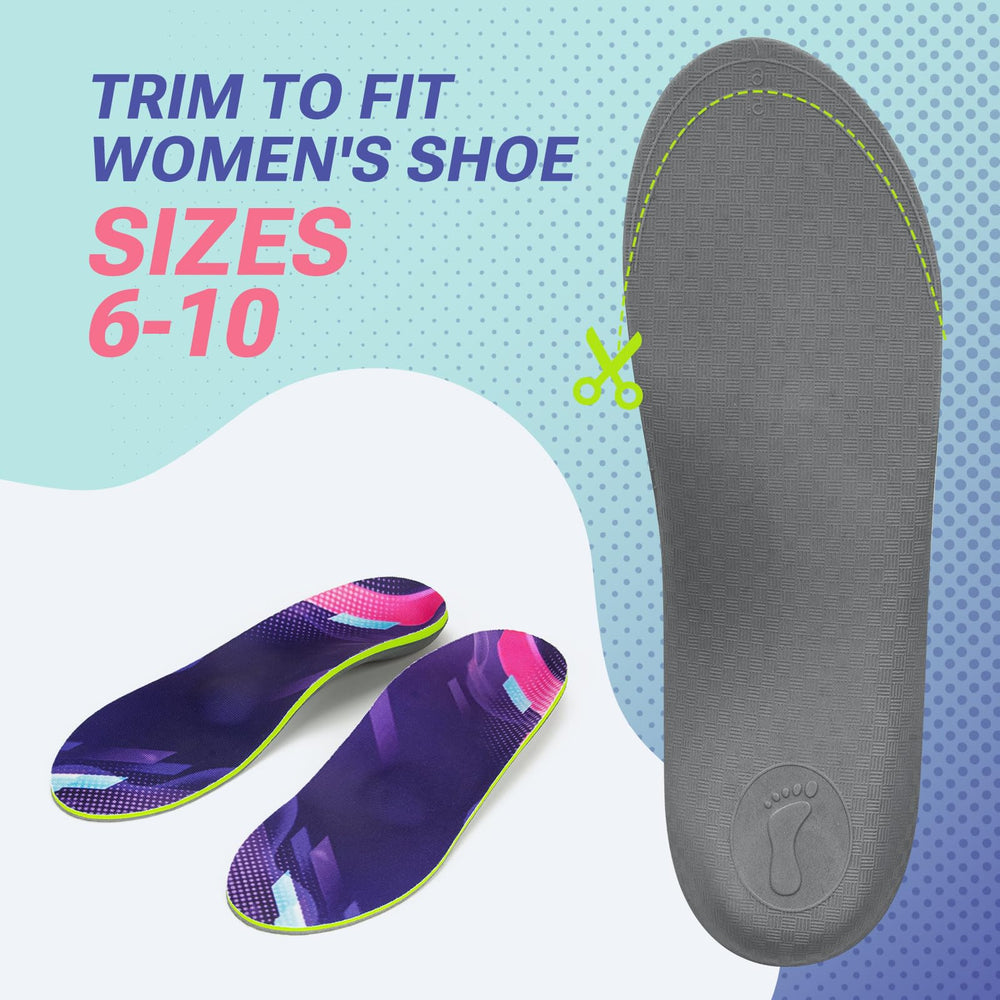 XKC anti-skid microfiber locks insoles in place.