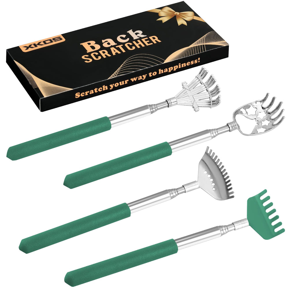 XKOS back scratcher bear claw reaches hard-to-reach spots with extendable steel construction.