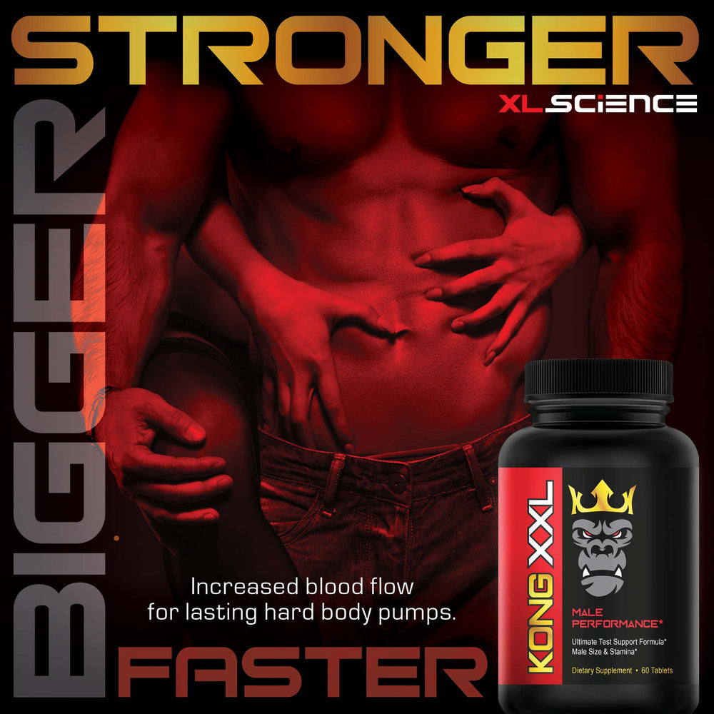 Kong XXL label details key ingredients and USA-made quality.