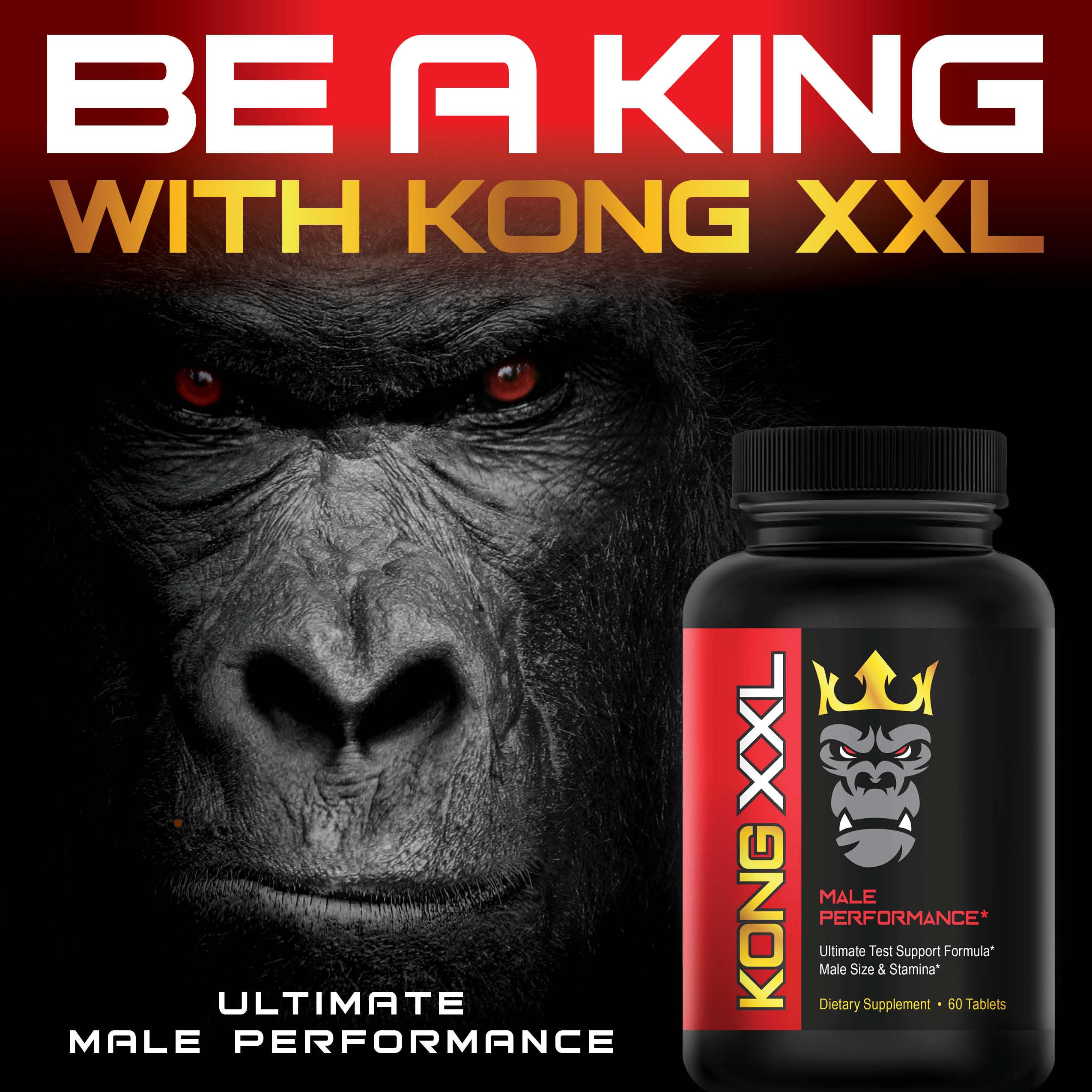 Kong XXL bottle with water and pills suggests on-the-go support.