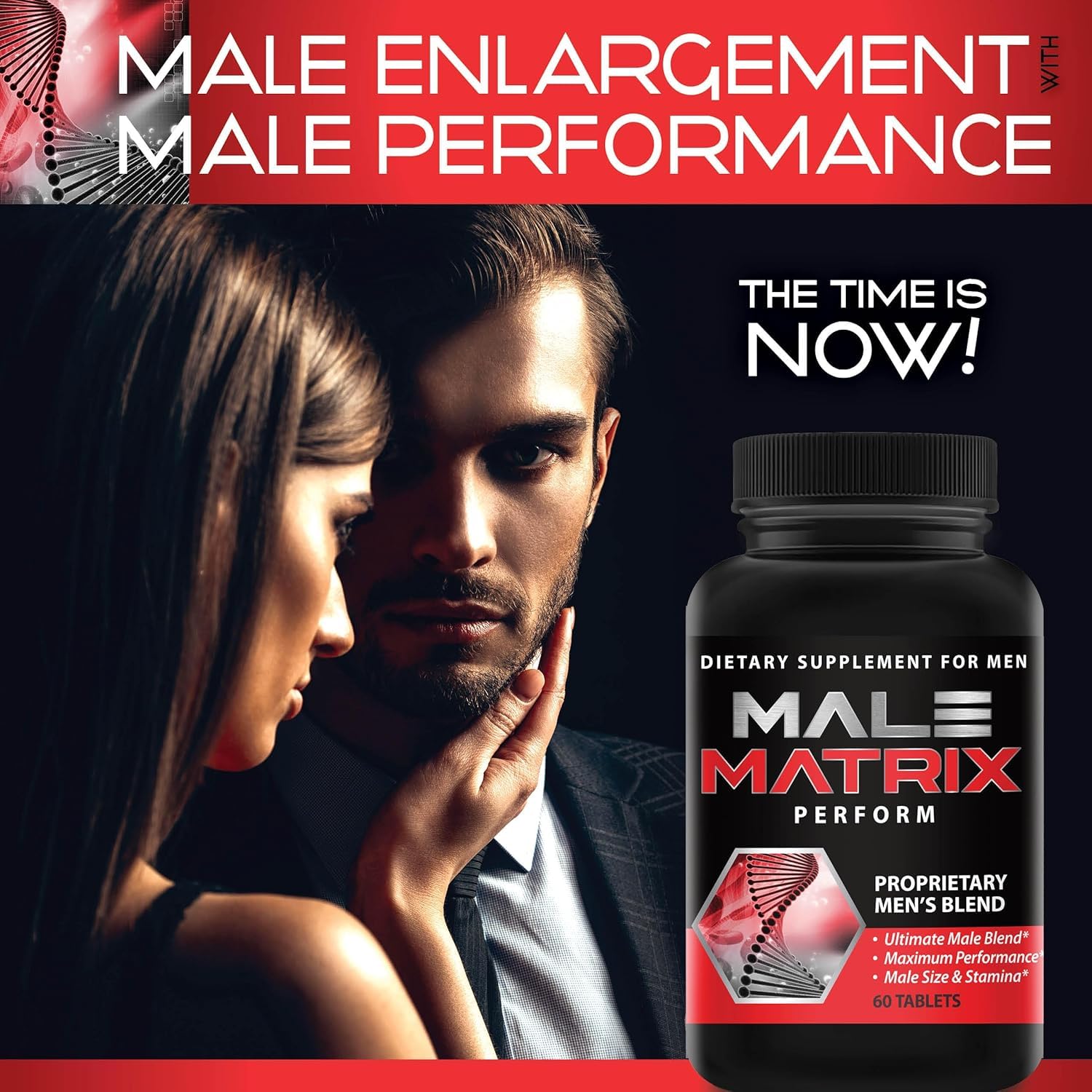 Illustration of XL Science Male Matrix XL in-use scenario suggesting enhanced stamina.