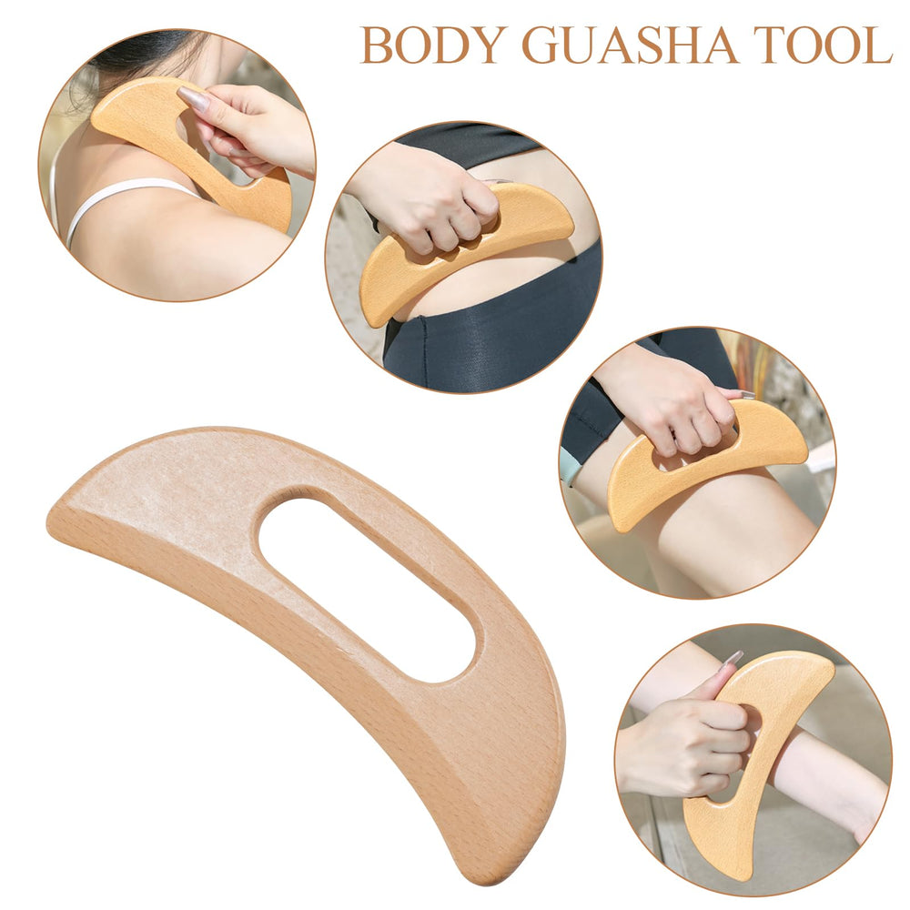 Xokocli guasha board offers precise strokes for quick muscle tension relief.