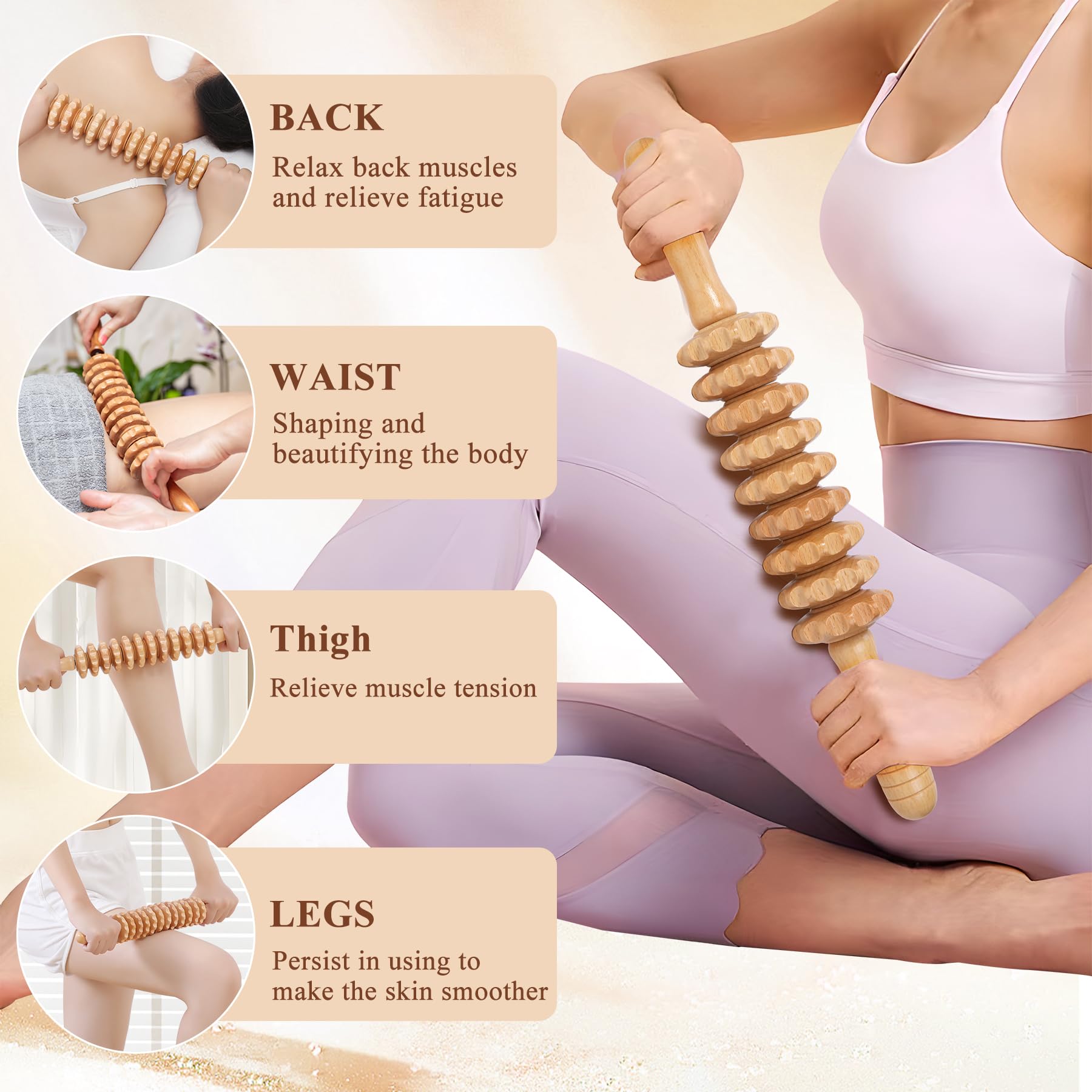 Xokocli maderoterapia cup close-up highlighting precise edges for gentle massage