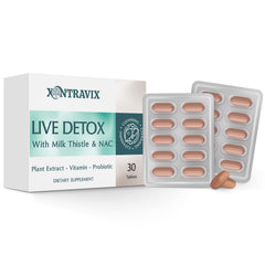 Xontravix Liver Detox bottle front for daily liver support