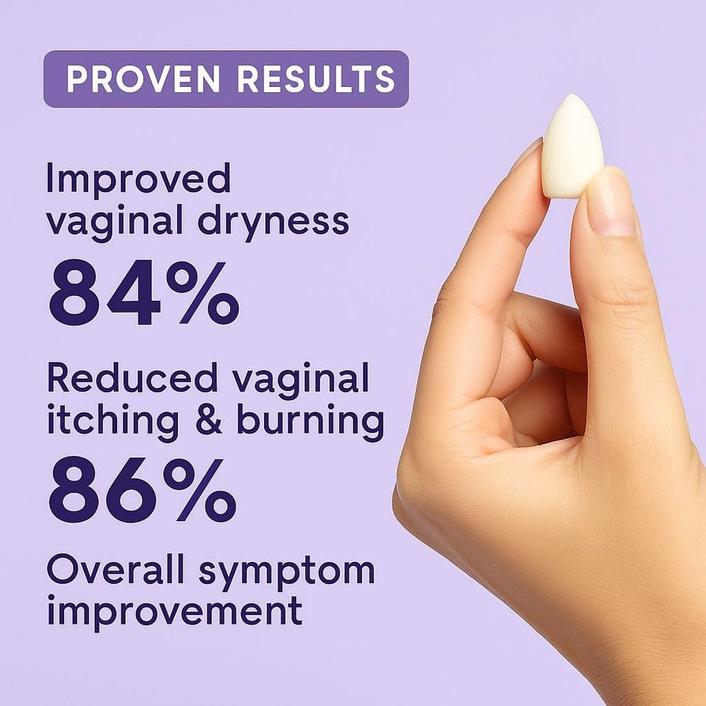 XORYTEN usage instruction image demonstrates discreet, hormone-free care within a daily routine.