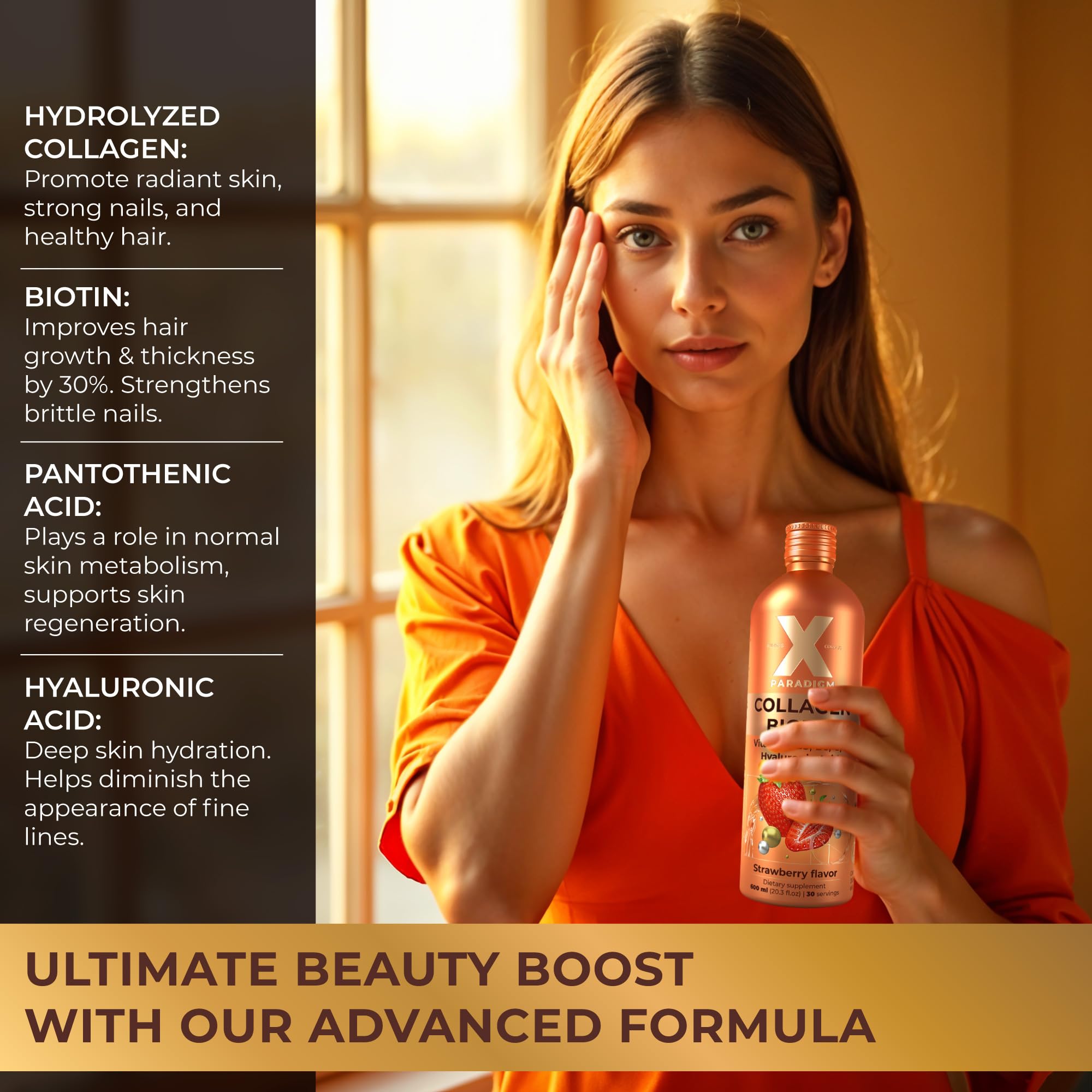 Biotin 10000mcg inclusion supports healthy hair, skin and nails