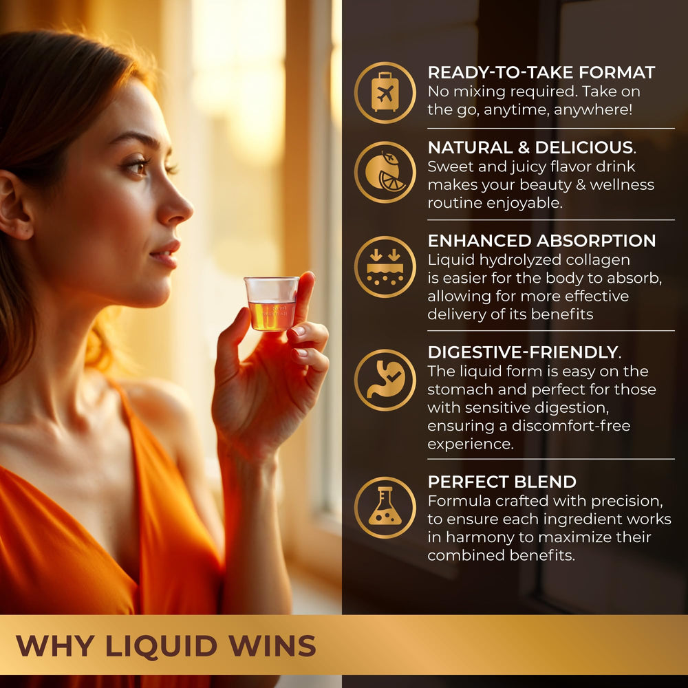 XParadigm Puritas Corpus liquid collagen glass ready for a daily sip.
