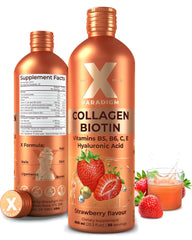 XParadigm Puritas Corpus liquid collagen bottle with strawberry flavor supports daily beauty routine