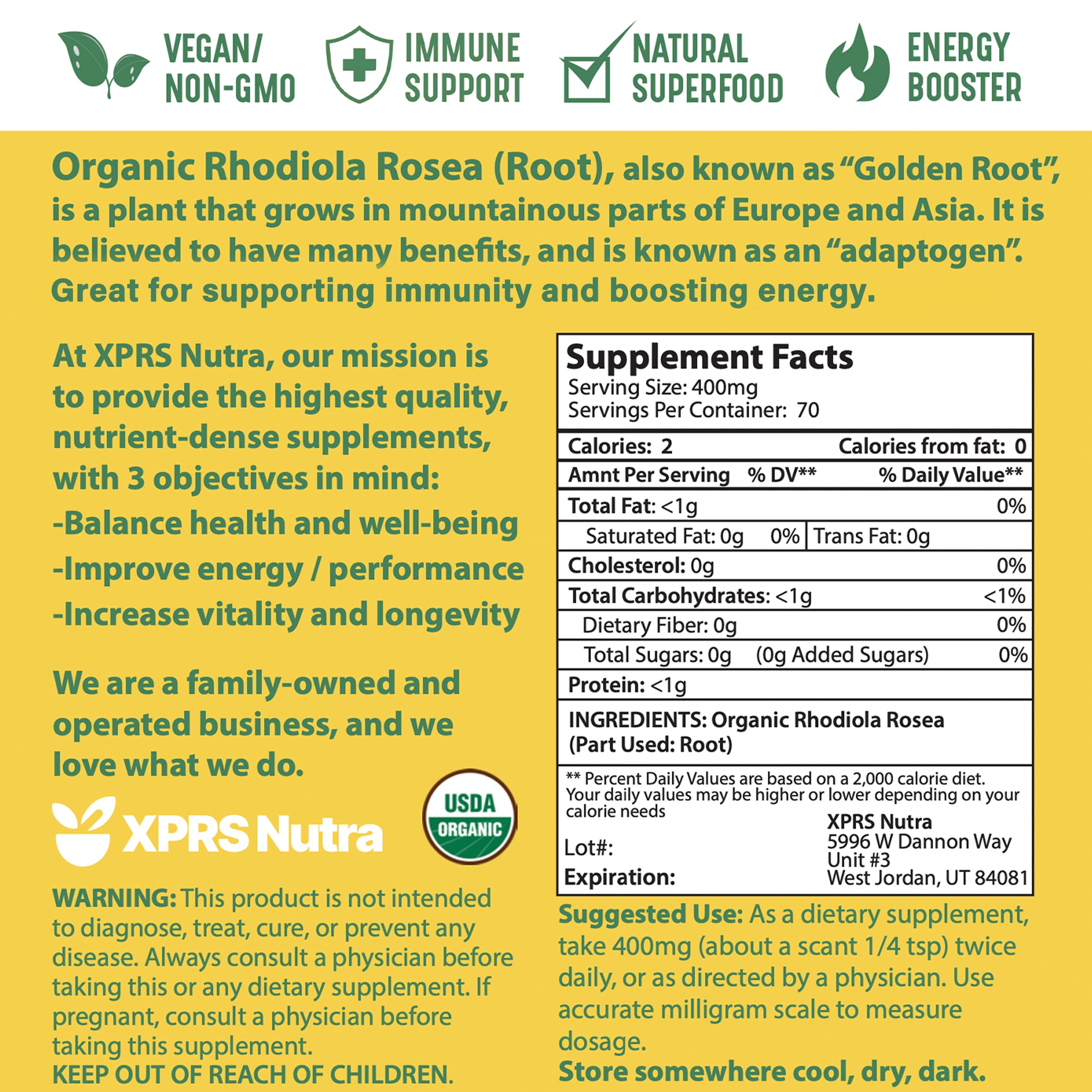 XPRS Nutra daily usage spoonful suggesting convenient incorporation into smoothies.