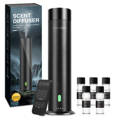 XspideM waterless diffuser front view enhances hotel ambiance with lasting fragrance.