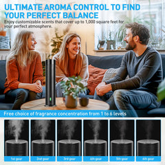 XspideM waterless diffuser remote control enables convenient setup anytime.
