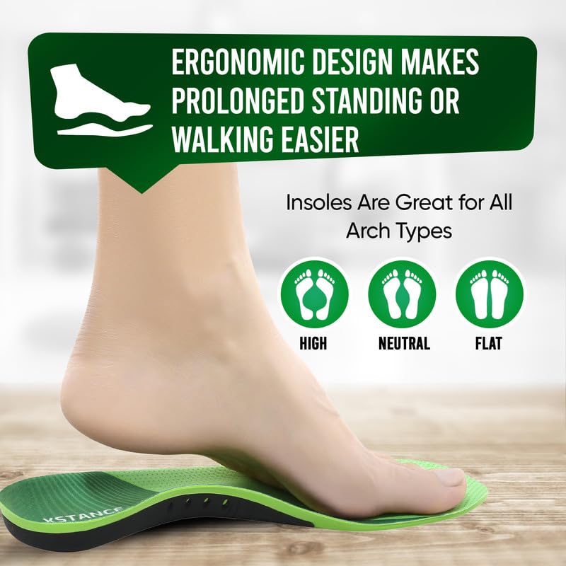 XSTANCE Insoles 2.0 heavy-duty construction supports daily wear.