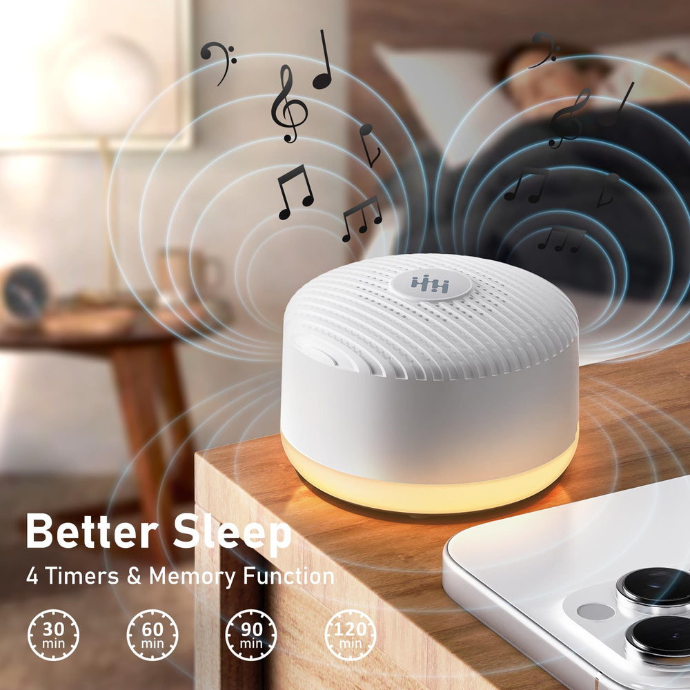 XSUTIC sound machine night-light control panel for easy bedtime adjustments