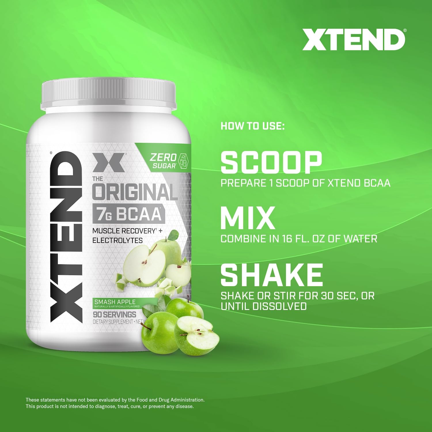 Athlete preparing Xtend during a workout with shaker.