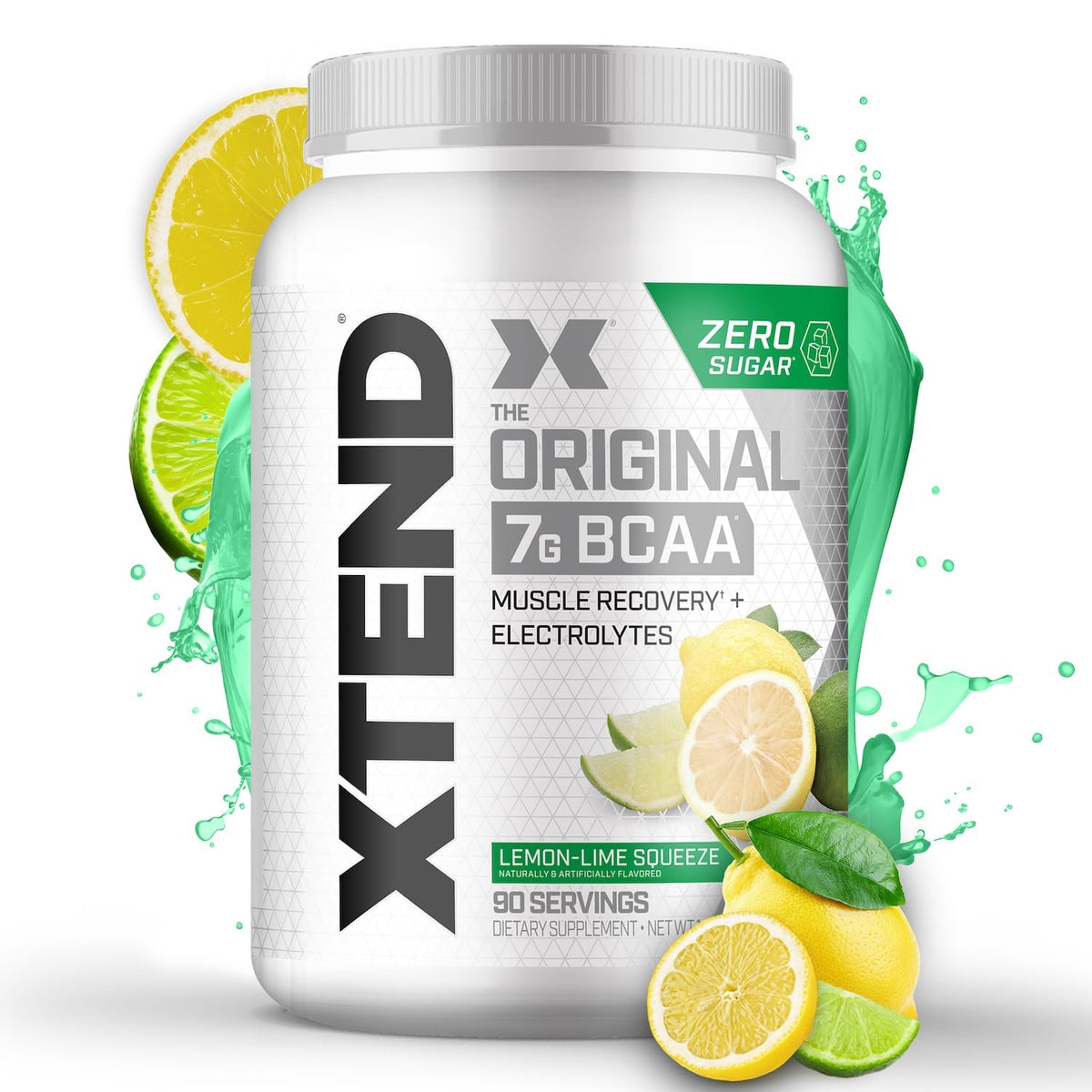 Xtend Original BCAA powder bottle ready for hydration and recovery after training.
