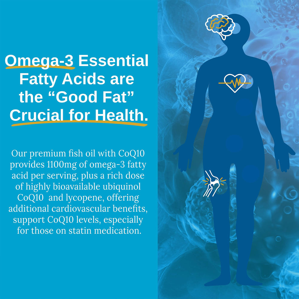 Xtendlife Omega 3 QH no fishy burp caps illustrate comfortable daily intake