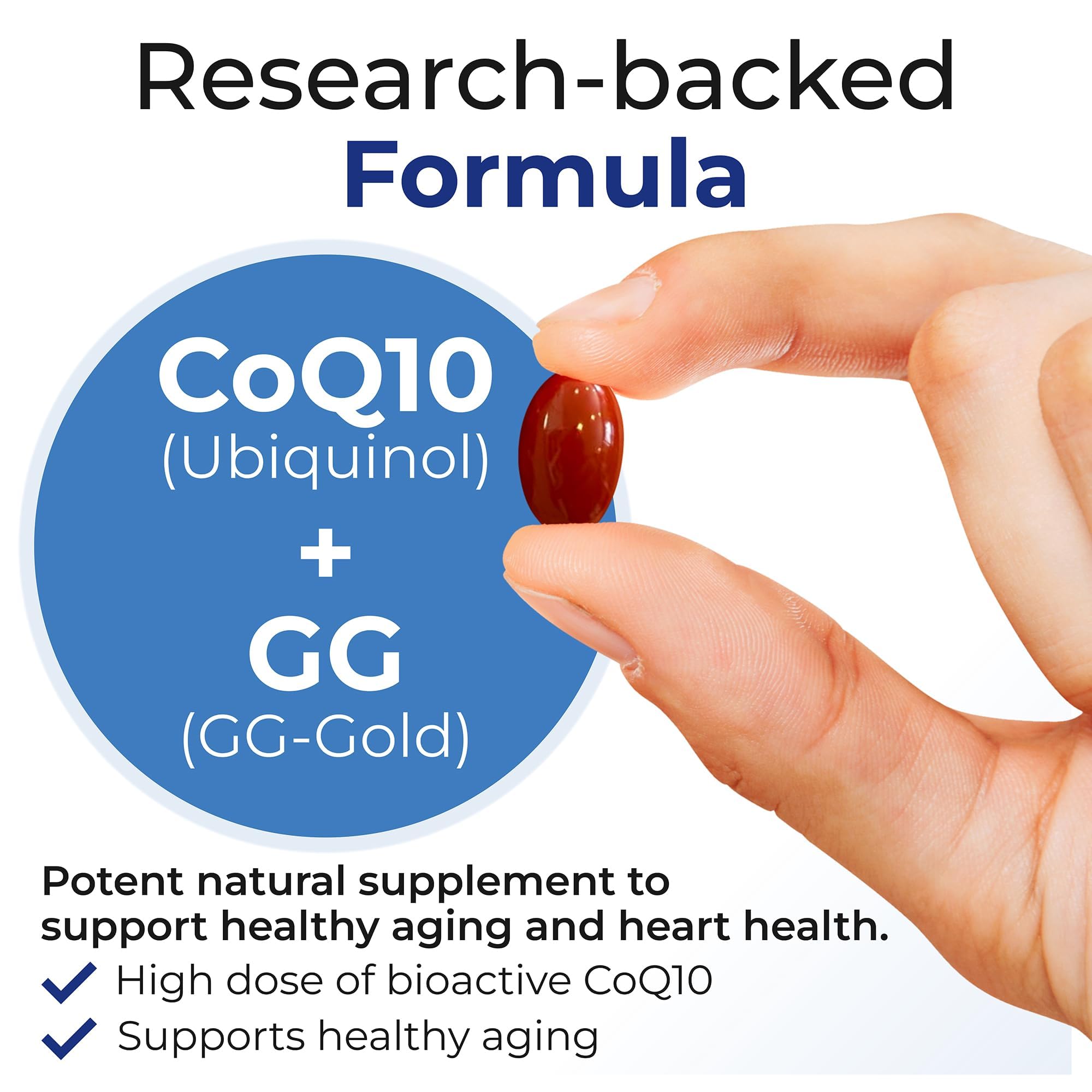 Xtendlife Xtend-Quinol dosage schedule printed on bottle.