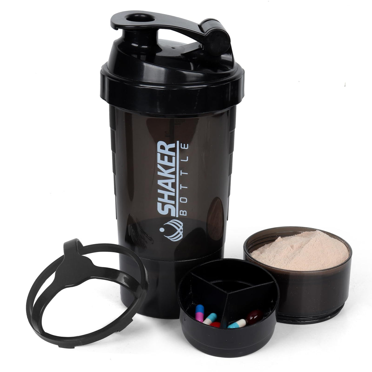 XTK shaker: botella proteina frontal, mezcla rápida y sin grumos para entreno.