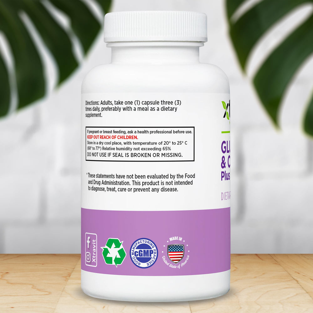Xtravit capsules in hand ready to take for daily mobility support