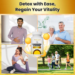 Xucivik Advanced Candida Cleanse capsules outside container for easy daily use