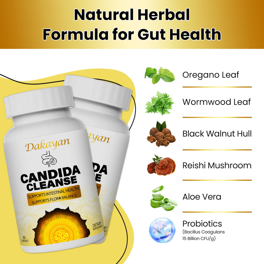 Xucivik Advanced Candida Cleanse probiotic blend with Lactospore for gentle support