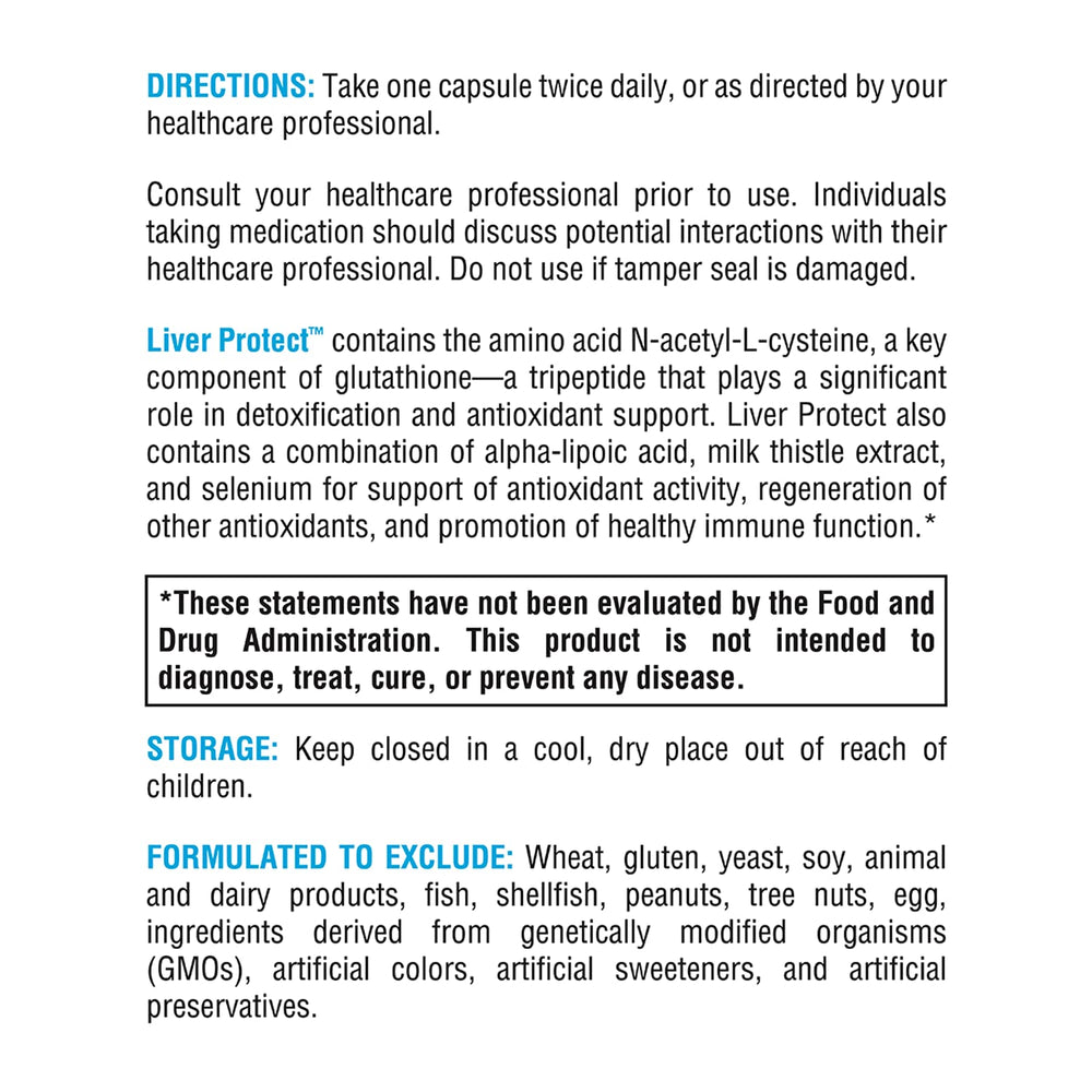 XYMOGEN Liver Protect selenium 100 mcg for immune support