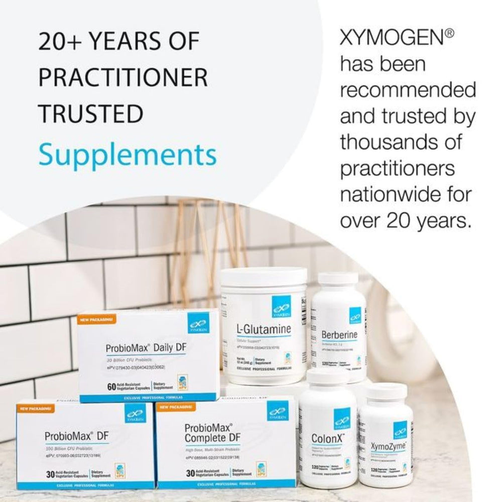 XYMOGEN OptiMag Neuro rear label detail with exclusions.