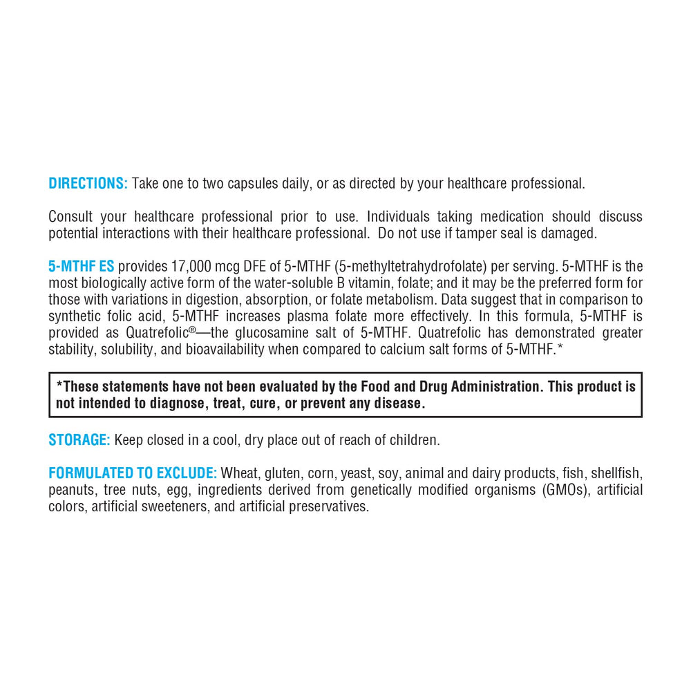 XYMOGEN 5-MTHF dietary supplement scene on clean counter
