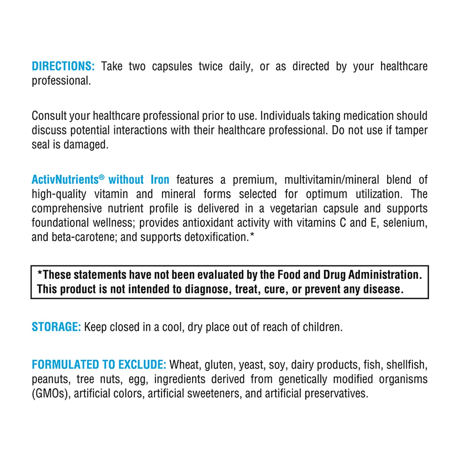 Morning routine scene with XYMOGEN ActivNutrients Without Iron