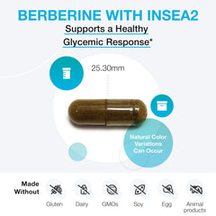 XYMOGEN Berberine with InSea2 label detail highlighting ingredients.