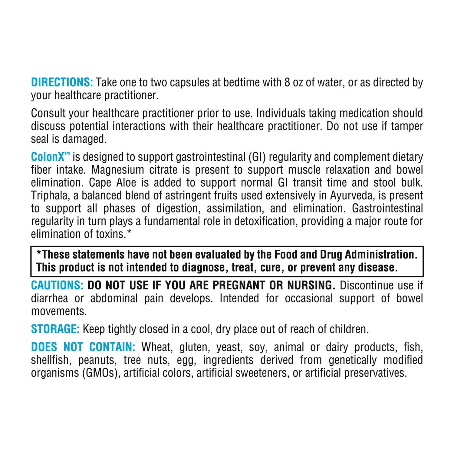 XYMOGEN ColonX magnesium citrate supports muscle relaxation and elimination