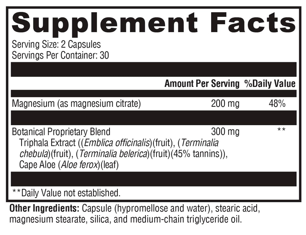 XYMOGEN ColonX 60 capsules packaging for convenient daily use